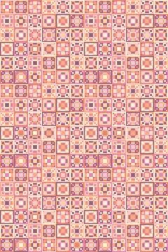 Bright geometric seamless pattern with diamonds and stripes Illustrazione stock