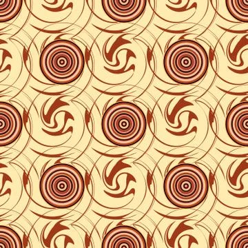 Bright geometric seamless pattern grunge effect Stock Illustration