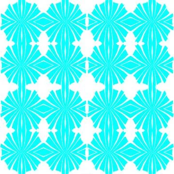 Bright Geometric Seamless Pattern Mosaic Stock Illustration