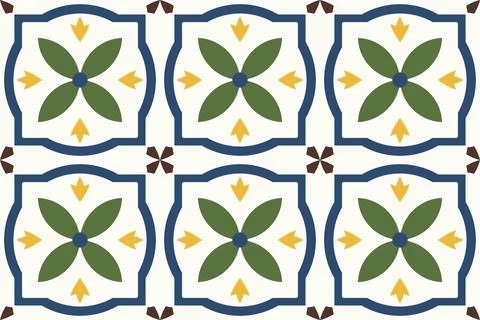Bright geometric seamless pattern. Mosaic color ornament print. Tile trendy b Stock Illustration
