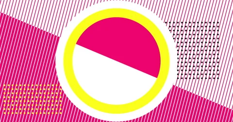 Bright geometric transition or intro. Geometric background that could be used as Stock Footage 266953339