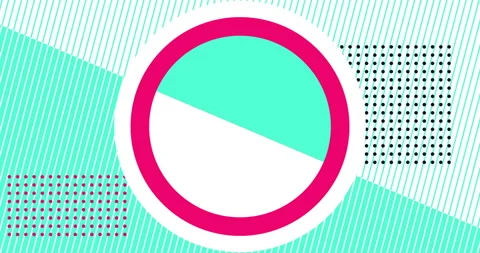 Bright geometric transition or intro. Geometric background that could be used as Stock Footage 267920714