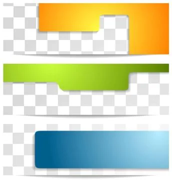 Bright geometry tech banners Bright geometry tech banners. Vector design C... Stockfoto's