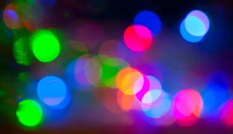 Bright glare on a dark background Stock Photos