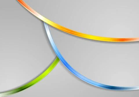 Bright glossy waves abstract background Bright glossy waves abstract backg... Foto stock