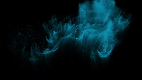 Bright Glow Flow Particles Transition Element Stock Footage 322745443