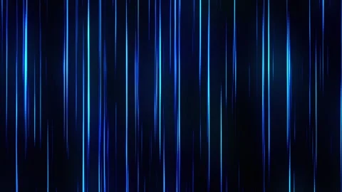 Bright glowing blue dynamic speed lines motion. Abstract neon comic Stock Footage 307933254