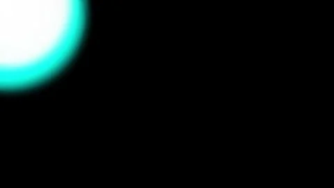 Bright glowing cyan light in motion on black background, abstract energy ef.. Stock-Footage 341667851