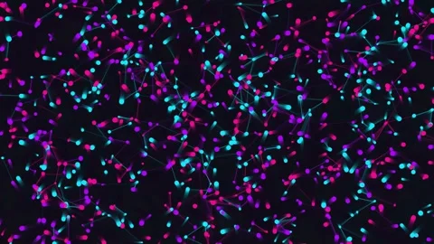 Bright glowing dots create dynamic energy for ads and media projects. Stock Footage 341295392