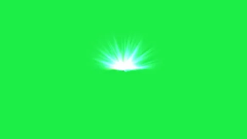 Bright Glowing Energy Rays Effect Animation On Green Screen Background Video stock 303387513