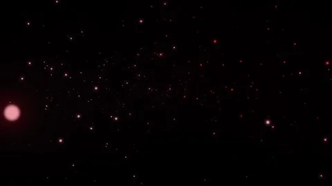 Bright glowing fire particles rising fast in a fiery sky with smoke Vidéo 302205859