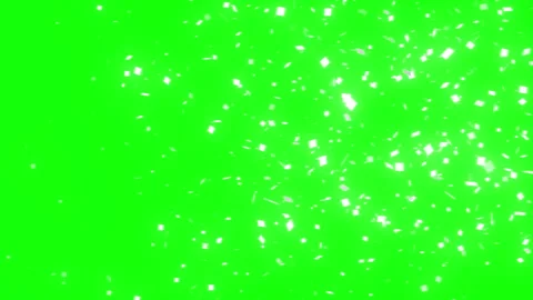 Bright glowing glitter particles texture green screen Stock Footage 336344284