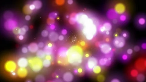 Bright glowing lights as abstract disco party background Stock Footage 147204533