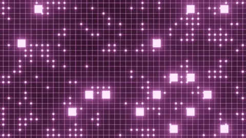 Bright glowing lights background. Seamless loop animation. 4K footage Stock Footage 179255501