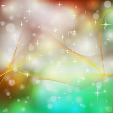 Bright glowing particles Stock Illustration