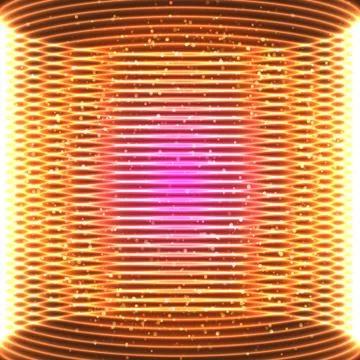 Bright glowing particles Stock Illustration