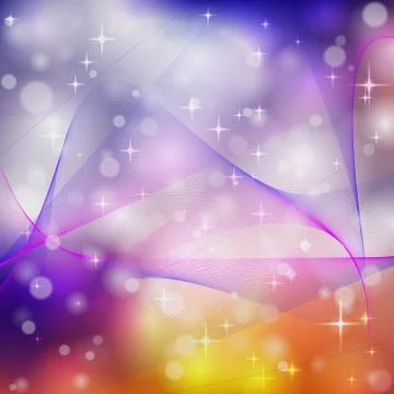 Bright glowing particles Stock Illustration