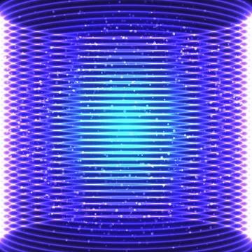 Bright glowing particles Stock Illustration