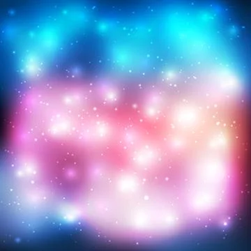 Bright glowing particles Stock Illustration