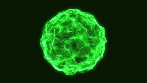 A bright glowing sphere. Vídeos de archivo 259832594