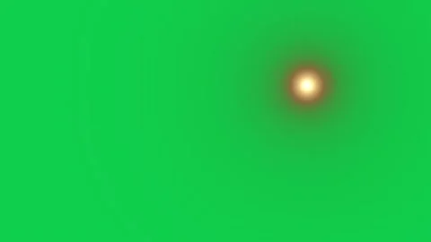 A bright glowing sun flare effect with green screen background. Stock Footage 306773009