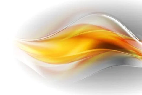 Bright glowing yellow waves vector background Bright glowing yellow waves ... Stock Photos