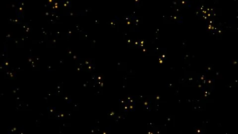 Bright gold dust explosion for overlay design realistic golden glitter partic Stock Illustration