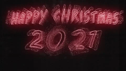 Bright golden fireworks exploding in the night sky with sparks falling against Stock Footage 345854732
