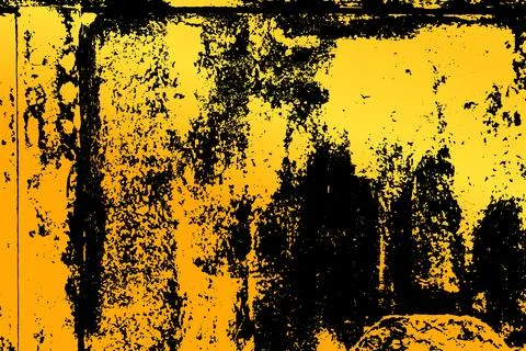 Bright Golden Orange Gradient with Rustic Texture Stock Illustration