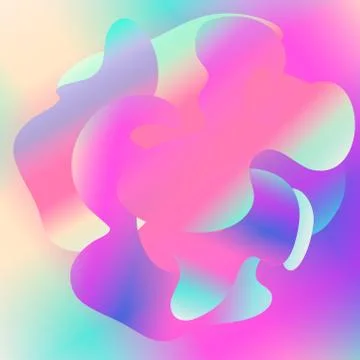 Bright Gradient Background Stock Illustration