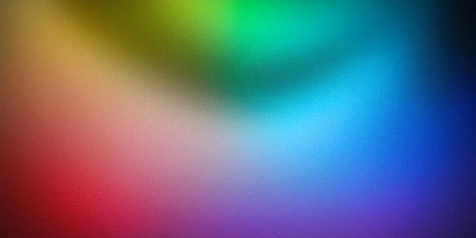 Bright gradient background merging shades of green, blue, red, purple, and .. Illustration