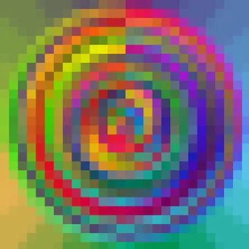 Bright gradient terms of the squares Stock Photos