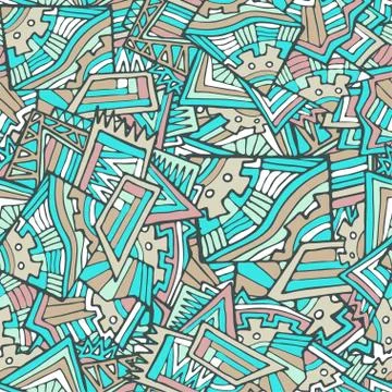 Bright graffiti seamless pattern Stock-Illustration