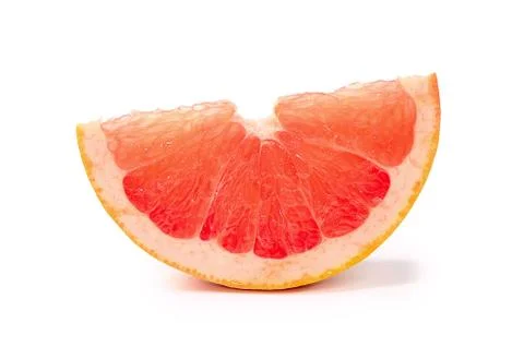 Bright grapefruit isolated on white background Stock Photos