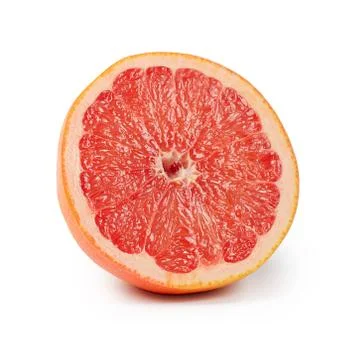 Bright grapefruit isolated on white background Stock Photos