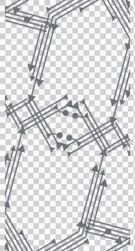Bright gray splitting circuit network transparent PNG Stock Photos