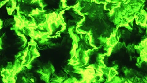 Bright green abstract background with fluid patterns and Stock Footage 338187055