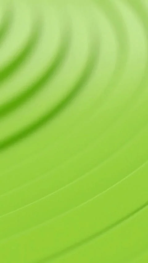 Bright green abstract background with moving circular 3D ripples Stock-Footage 334169621