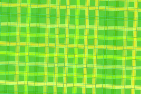 Bright green abstract geometric pattern with squares and lines Stock Illustration