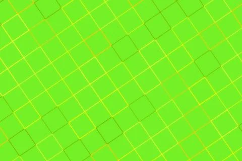 Bright green abstract geometric pattern with square shapes Stock Photos