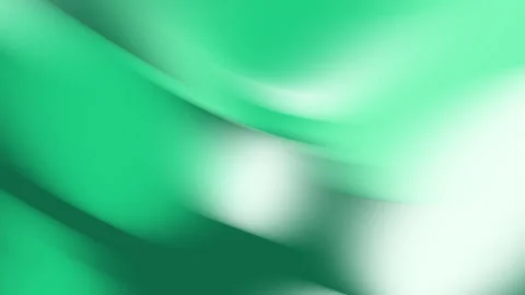 Bright green abstract gradient with smooth flowing motion Video stock 333547670