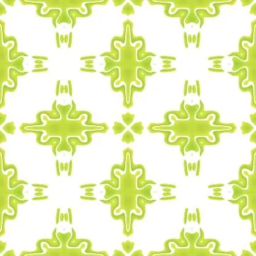 Bright green abstract seamless pattern Stock Illustration