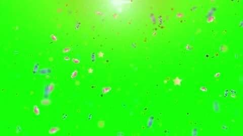 Bright green abstract texture with subtle floating shapes for digital design Stock-Footage 346197901