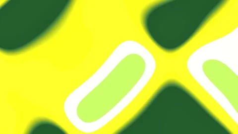 Bright green and yellow cellular ink abstract video loop Stock Footage 341720917
