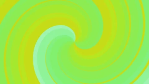 Bright Green and Yellow Hypnotic Swirl Background Stock Footage 334863279
