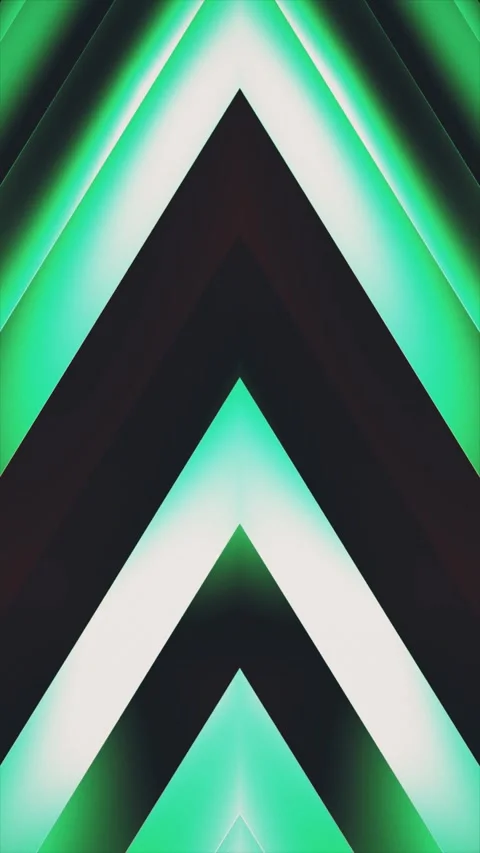 The bright green angled bands smoothly slide across the dark background. Stock Footage 320385167