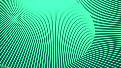 Bright green area with a pattern of wavy lines. 3d rendering loop animation 4K Stock Footage 263016726