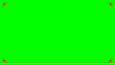 Bright green background with red corner accents and horizontal line detail Stock Footage 340902847
