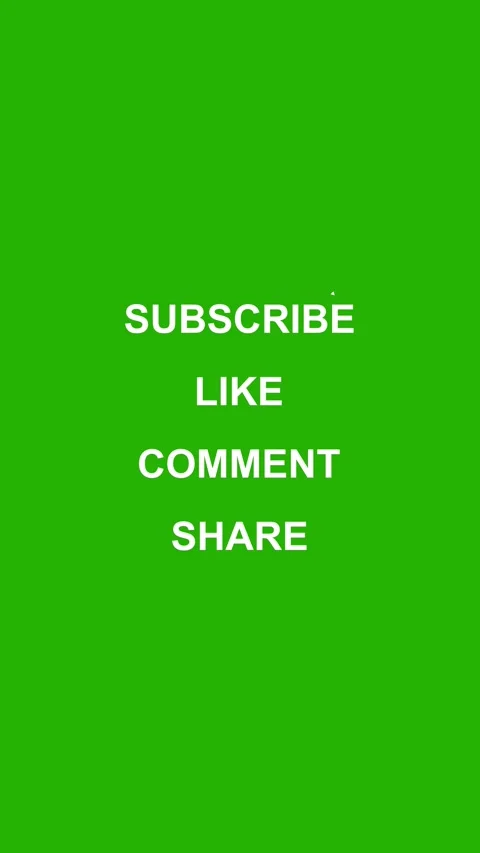 Bright Green Background With White Text Subscribe Like Comment Share Call T.. Stock Footage 326128865