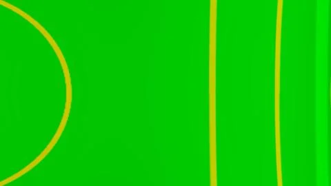 Bright Green Background with Yellow Lines for Chroma Key Stock Illustration